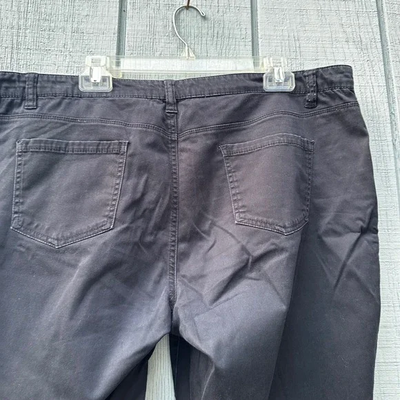 Buffalo David Bitton Daily Mid Rise Stretch Skinny Ankle Grazer Pants Black‎ - Picture 7 of 12